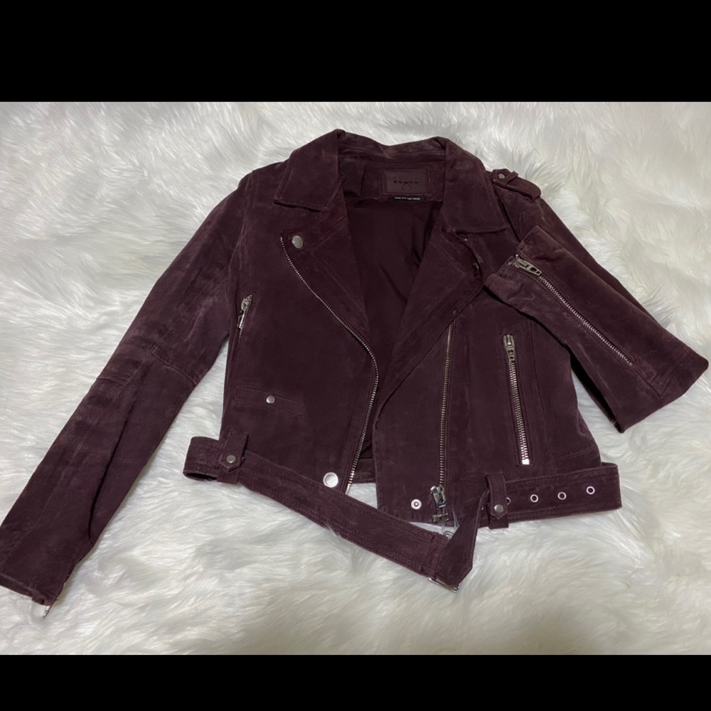 Real Suede Moto Jacket